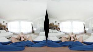 duckmovies Blonde Wife rides throbbing cock in VR...