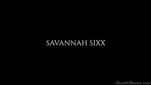 Skinny Crazy Love Making With Sensual Darkhaired Babe - Savannah Sixx Voyeur