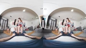 Homo Spring Break VR sex video with three girls Anal Fuck