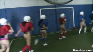 Casero Naughty College Girls Naked Football Newbie
