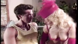 Ex Girlfriends Special workout on cock: retro vintage movie with blonde porn actress Art