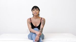 Tattooed Asian Girl Takes Deep Big Black Cock Sapphic Erotica
