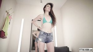 Teenage Lorena Spanish Bitch Wears Micro Bikini Jockstrap