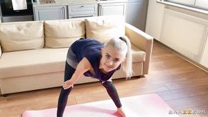 Clip A cute starlet with big tits gets fucked from behind on a yoga mat. III.XXX
