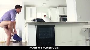 Fist FamilyStrokes - Hot Teen Fucks Her Step-Cousin In Kitchen Cruising