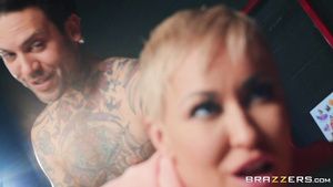 Secret Horny MILF Ryan Keely gets fucked hard by her tattoo master GayTube