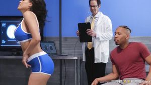 Asa Akira Busty latina gets her pussy fingered and asshole fucked at the same time JockerTube