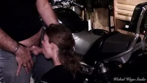 Gaydudes "Please spunk in my bum" Biker Babe Lets Me Nail Her Perfect Arse Bent Over My Motorcycle PAINAL Indian Sex