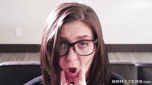LesbianPornVideos Shy Bookworm Gets Pegged By Sexual Obsessed College Lesbian Ass