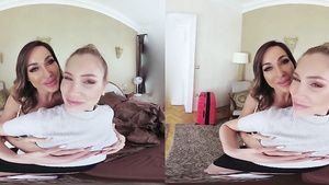 Maporn Aubrey Black insane VR threesome porn clip Amature Allure