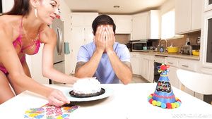 SexLikeReal His Birthday Wish Was To Ejaculant On Her Face! Little