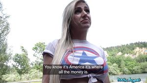 Ball Sucking Public Agent - Brazilian Twerker Banged Outdoors 1 - Mia Linz Mamando