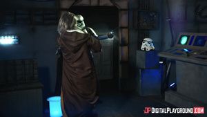 Tight Ass Naked Female Stormtrooper Sucks Whopping Jedi's Penis DailyBasis