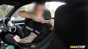 SankakuComplex Fake Cop - Scrap Yard Cop Fucker: Busty Tits Blond Had Sex In Junk Yard 1 - Home