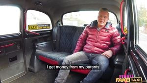 Double Female Fake Taxi - Nympho Driver Swaps Penis For Cash 1 - Kathy Anderson Chudai