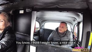 VRBangers Female Fake Taxi - Lady Driver Blowing And Fucks Prick 1 - Dorian Del Isla Monstercock