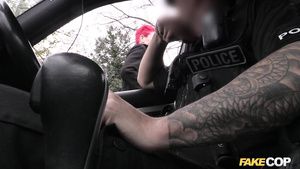 Women Fake Cop - Cop Spunks On Her Tattoos And Juggs 1 - DuckDuckGo