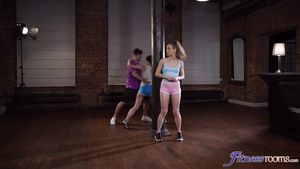 Omegle Fitness Rooms - 3Some Sex With Tantalizing Dance Teacher 1 - Alecia Fox Bikini