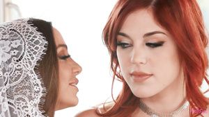 Cupid Abigail Mac and Molly Stewart make love in the living room 2afg