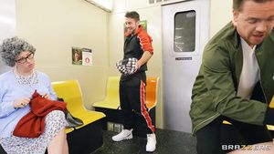 Tats Slutty petite teen Lola Fae takes a ride in commuter train Gay Latino