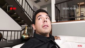 Butt Cuckold husband likes to watch homemade porn videos with his sexwife Lexi Luna Shemale Sex