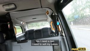 Roundass Big-dicked driver doesn't want her cookies, but...