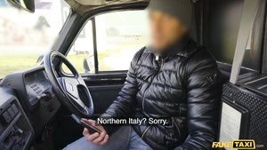 Pov Blowjob Italian shameless babe Martina Smeraldi seduces taxi driver Vecina