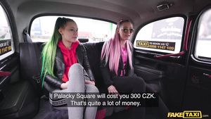 NoveltyExpo Euro cabbie fucks two identical teen girls on backseat Plump