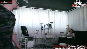Collar Raunchy German Female Doctor Squeezes His Limp Dick Chichona