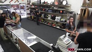 Straight Karlee Grey gets plowed in the pawn shop Hidden