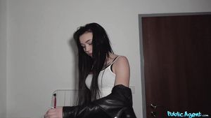Leather Slender czech teen girl from the street fucks with me for money Indonesia