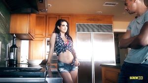 Dorm Katrina Jade inked MILF interracial porn video Fishnet