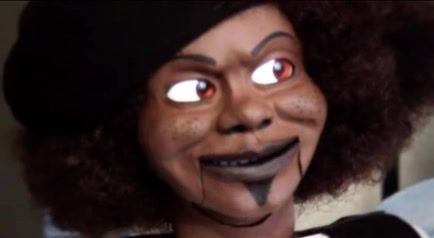 Curious Black Devil Doll (Hilarious B Movie Porn) Rubia