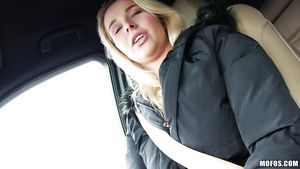 Cunt Stranded Coeds - Flirty Blondie Copulated In Car 1 - Nikky Dream Glory Hole