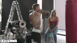 Public Athena Palomino can't Resist MMA Fighter after Photoshoot Large