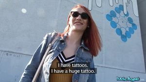 AxTAdult Public Agent - Tattooed Redhead Fucks For Free Cash 1 - Luna Melba MadThumbs