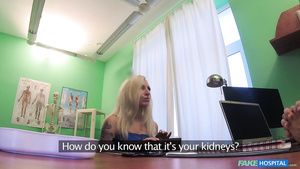 Free Fucking Fake Hospital - Tattooed Blond Hair Babe Loves Doctor's One-Eyed Snake 1 Passionate