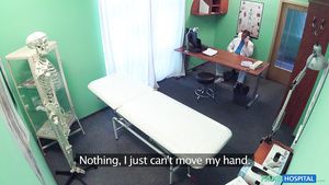 Leggings Fake Hospital - Doctor Prank Calls His Slinky Nurse 1 Latex