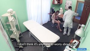 Soapy Massage Fake Hospital - Nurse Enjoys Some Lesbian Snatch 1 18yo