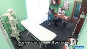 Amatuer Fake Hospital - Big Jugs Babe Has A Back Problem 1 Pussysex