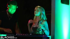 21Naturals BLACKED BIG BLACK DICK-hungry Blond Hair Babe Fucks DJ at her House Party - Lika star Backshots