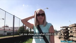 Solo Female Public Agent - Outdoor Nailing With Sexually Attractive Blond Hair Babe 1 Tease