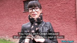 Amature Public Agent - Russian Creampied Outdoors For Cash 1 - Mona Kim Yuvutu