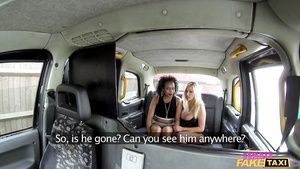 College Female Fake Taxi - Lesbians Finger Pound In Taxi 1...