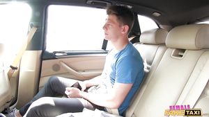 Cuckolding Female Fake Taxi - Naughty Taxi Driver Loves Male Pole 1 LiveX