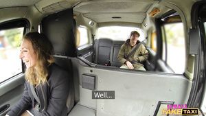 Penis Sucking Female Fake Taxi - Nervous Farmer Can't Satisfy Driver 1 Guy