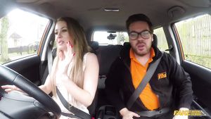 Wav Fake Driving School - Sticky Facial Climax Ends Lesson 1 - Ryan Ryder GigPorno
