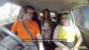 GayMaleTube Fake Driving School - The Intercourse Party Try...