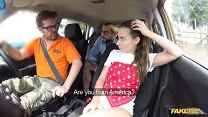 Hardcoresex Fake Driving School - Saucy Learners Secretly Hump In Car 1 - Dean Van Damme Fun