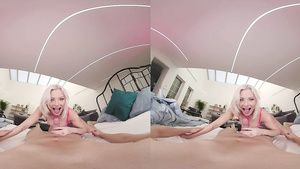 Novinha Enchanting Zazie Skymm VR emotion-charged sex scene WeLoveTube